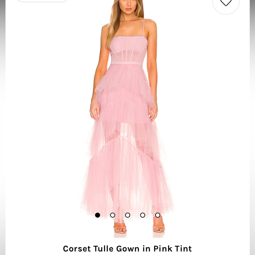 Pink Corset Tulle Gown